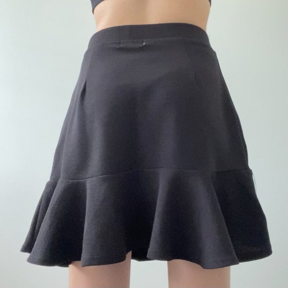 Black Mini Aline Skirt - Picture 3 of 4
